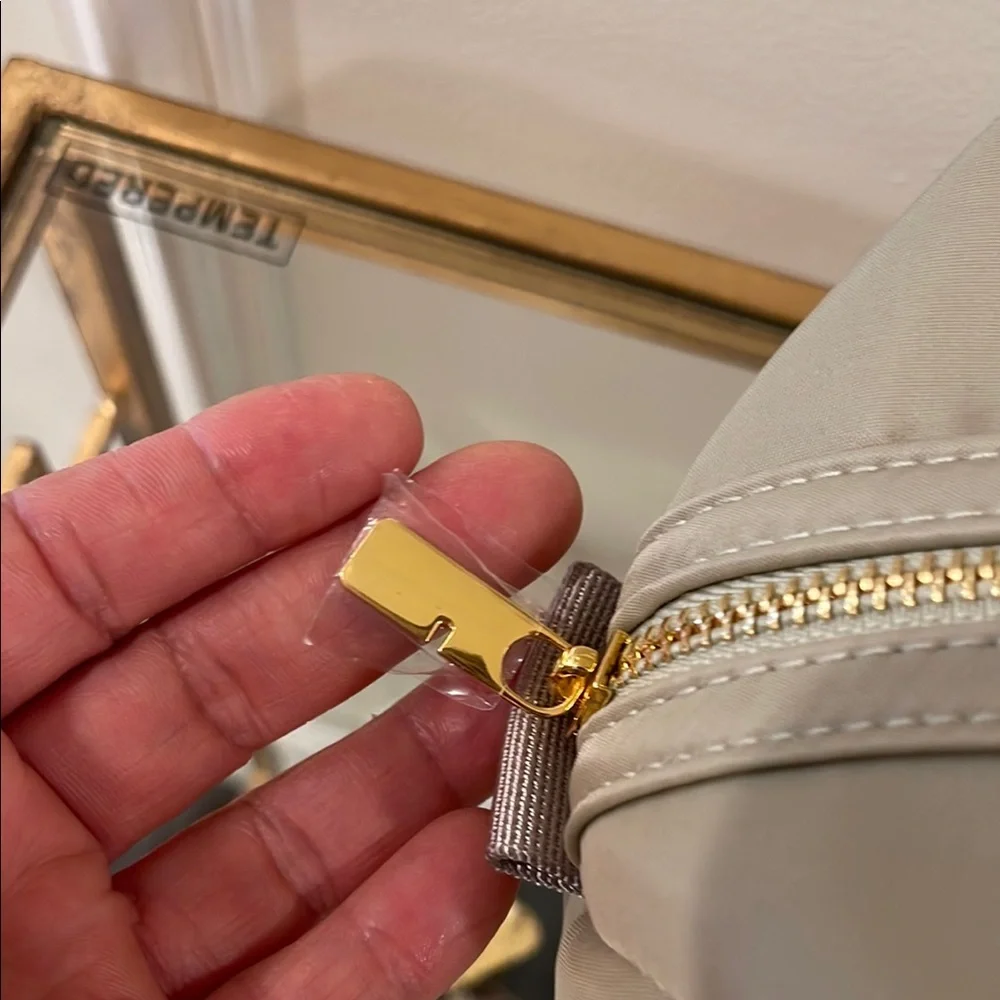 Burberry Light Tan Long Cosmetic Women's Bag